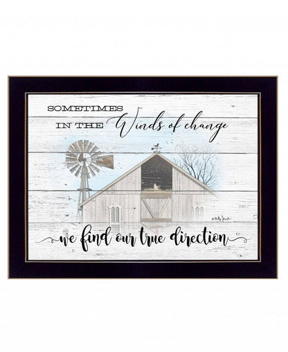 Winds of Change 3 Black Framed Print Wall Art HomeRoots