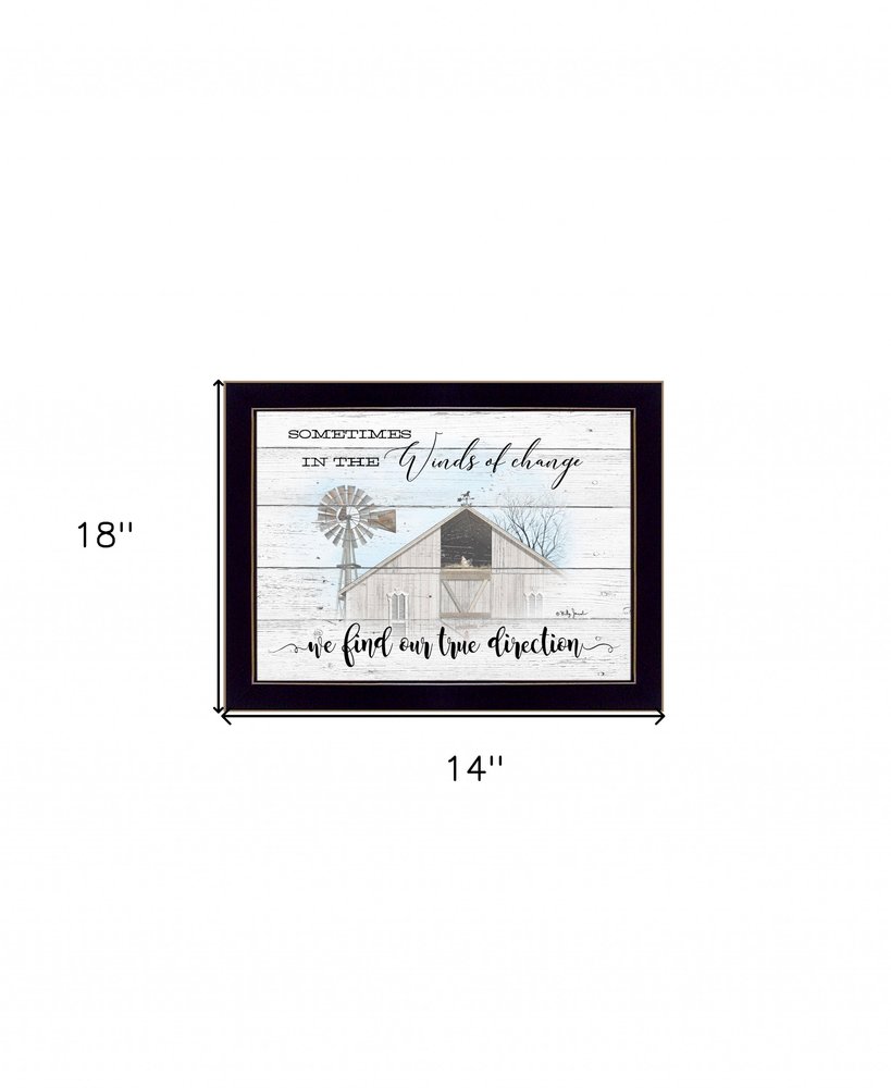 Winds of Change 3 Black Framed Print Wall Art HomeRoots