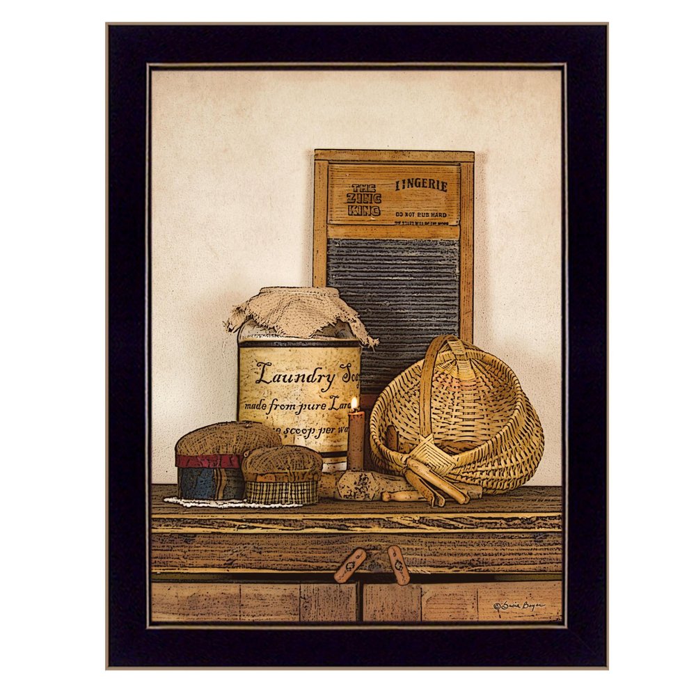 Laundry Soap 3 Black Framed Print Bathroom Wall Art HomeRoots