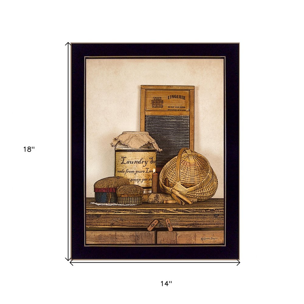 Laundry Soap 3 Black Framed Print Bathroom Wall Art HomeRoots