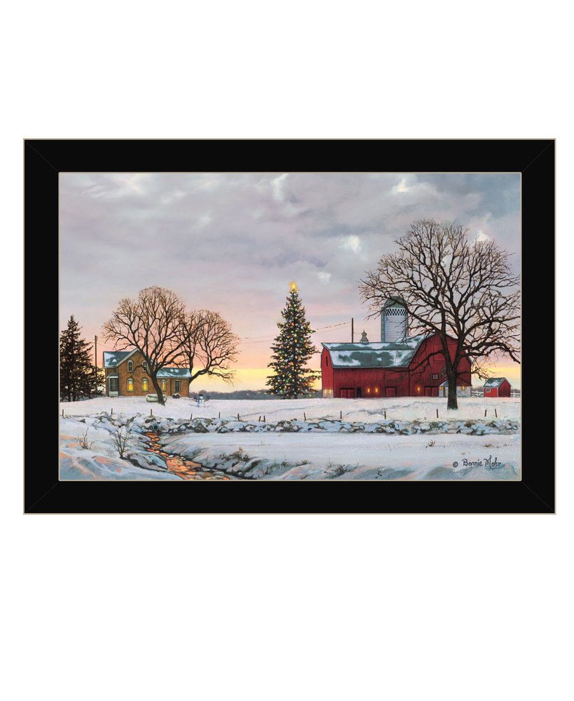 Morning Calls Black Framed Print Wall Art HomeRoots