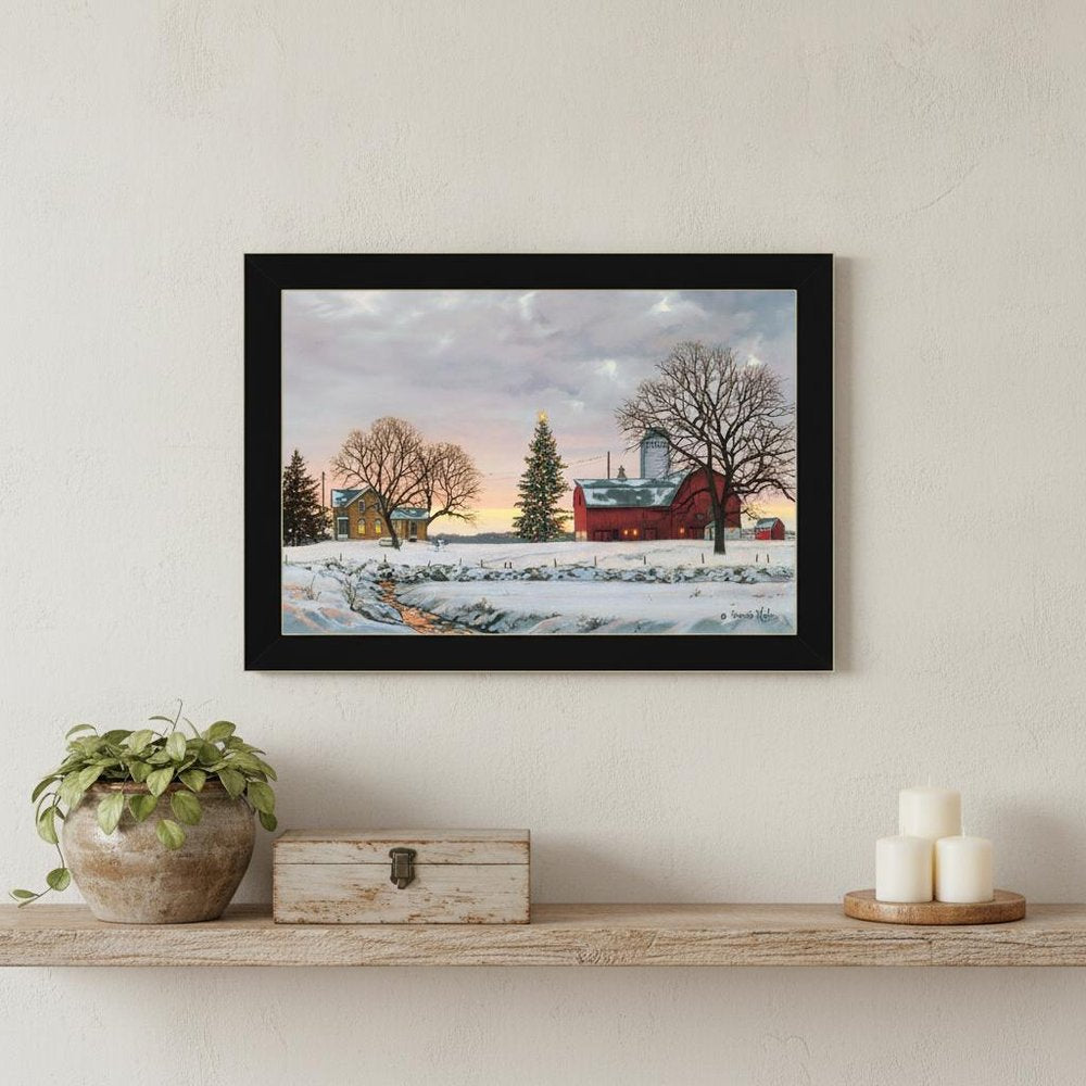 Morning Calls Black Framed Print Wall Art HomeRoots