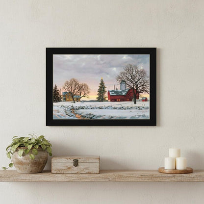 Morning Calls Black Framed Print Wall Art HomeRoots