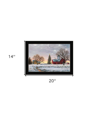 Morning Calls Black Framed Print Wall Art HomeRoots