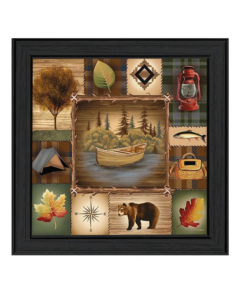 At the Lake 2 Black Framed Print Wall Art HomeRoots