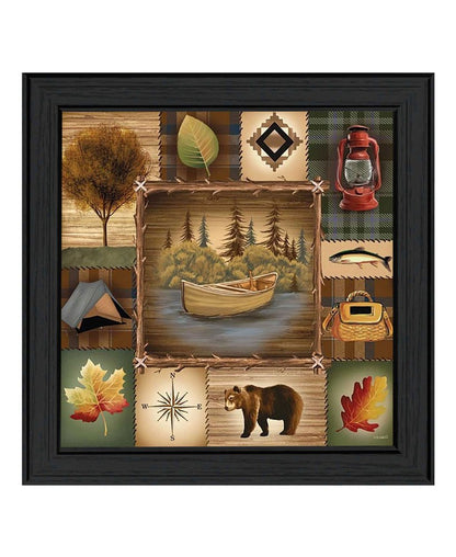 At the Lake 2 Black Framed Print Wall Art HomeRoots