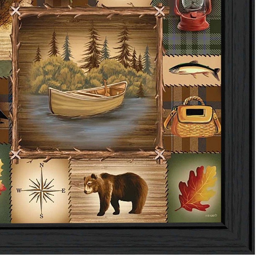 At the Lake 2 Black Framed Print Wall Art — view 2