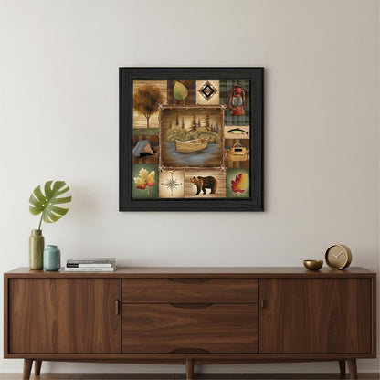 At the Lake 2 Black Framed Print Wall Art HomeRoots