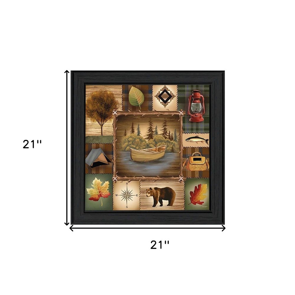 At the Lake 2 Black Framed Print Wall Art HomeRoots