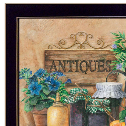 Antiques and Herbs Black Framed Print Kitchen Wall Art HomeRoots