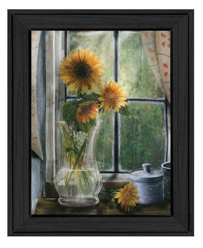 Morning Flower 2 Black Framed Print Wall Art HomeRoots