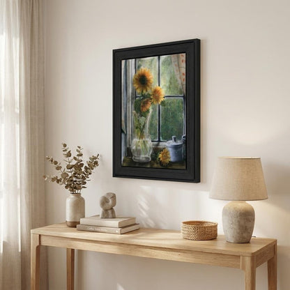 Morning Flower 2 Black Framed Print Wall Art HomeRoots