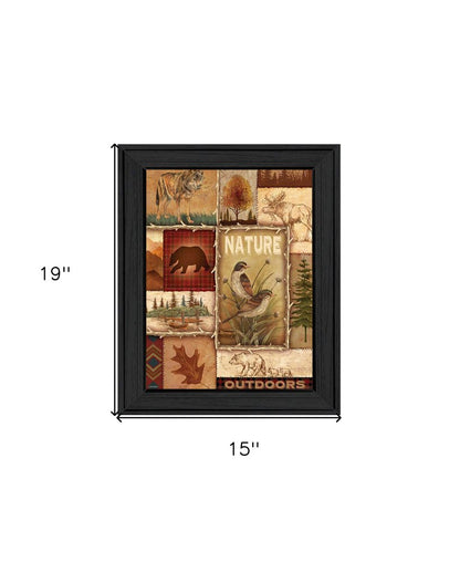 Lodge Collage II Black Framed Print Wall Art HomeRoots