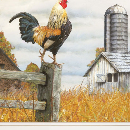 Down on the Farm II White Framed Print Wall Art HomeRoots