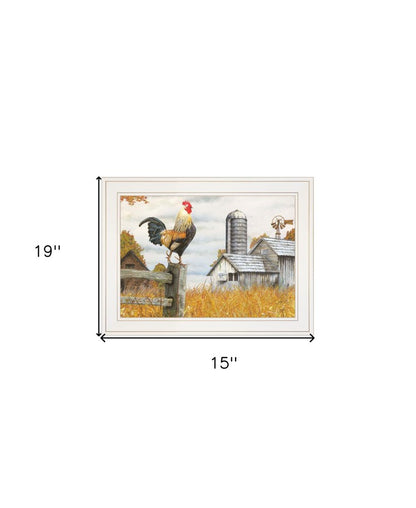 Down on the Farm II White Framed Print Wall Art HomeRoots
