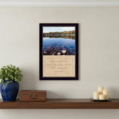 Still Waters Black Framed Print Wall Art HomeRoots