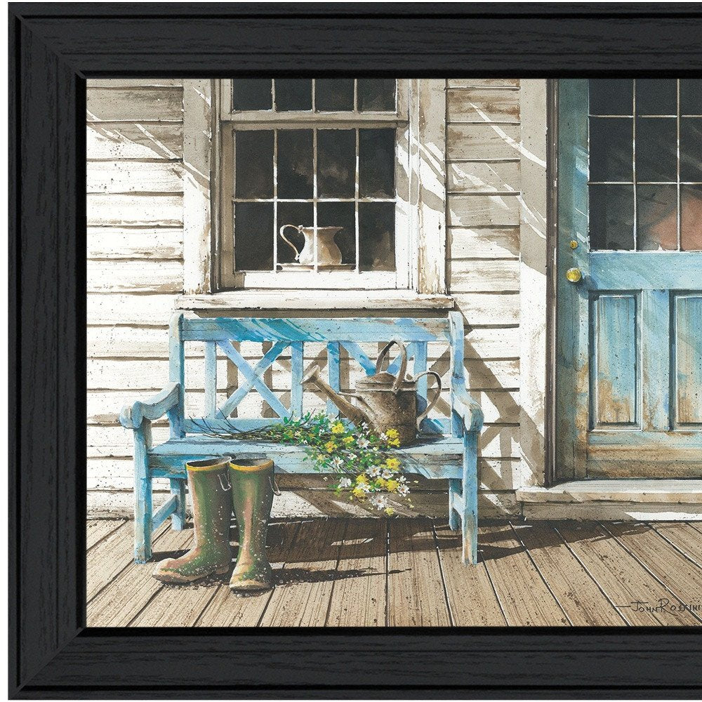 Cheerful Chores Black Framed Wall Art HomeRoots