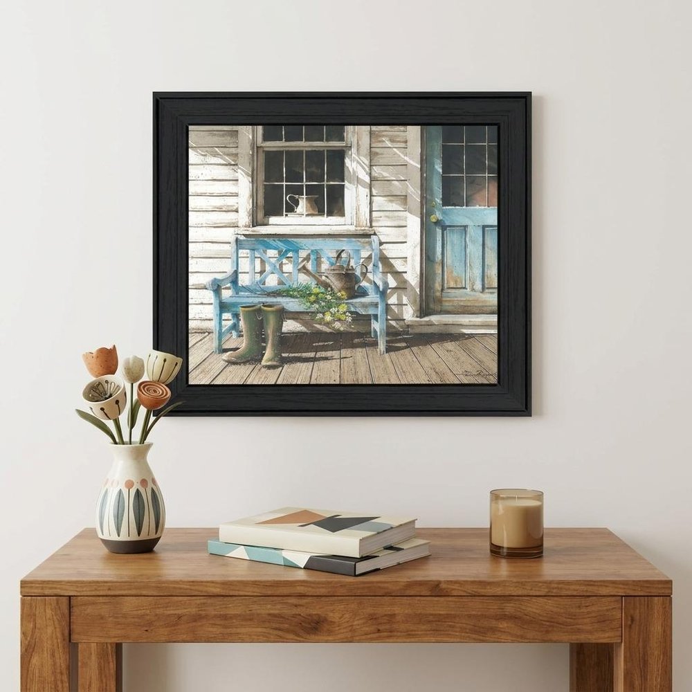 Cheerful Chores Black Framed Wall Art HomeRoots