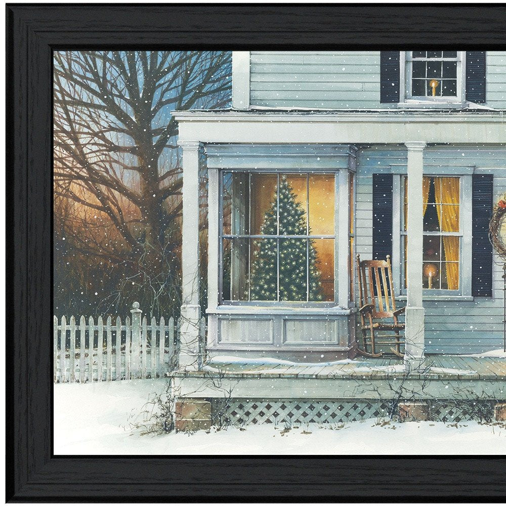 December Glow Black Framed Wall Art — view 2