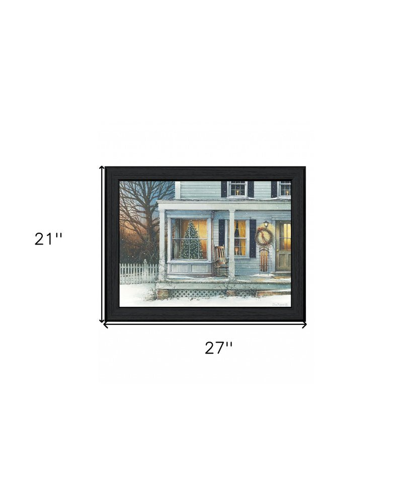 December Glow Black Framed Wall Art — view 3