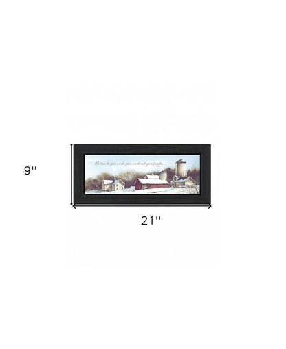 Be TRUE Black Framed Print Wall Art HomeRoots