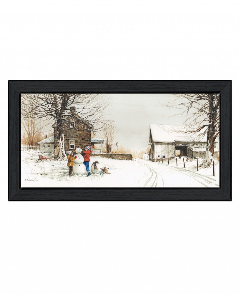 In the Meadow 4 Black Framed Print Wall Art — view 1