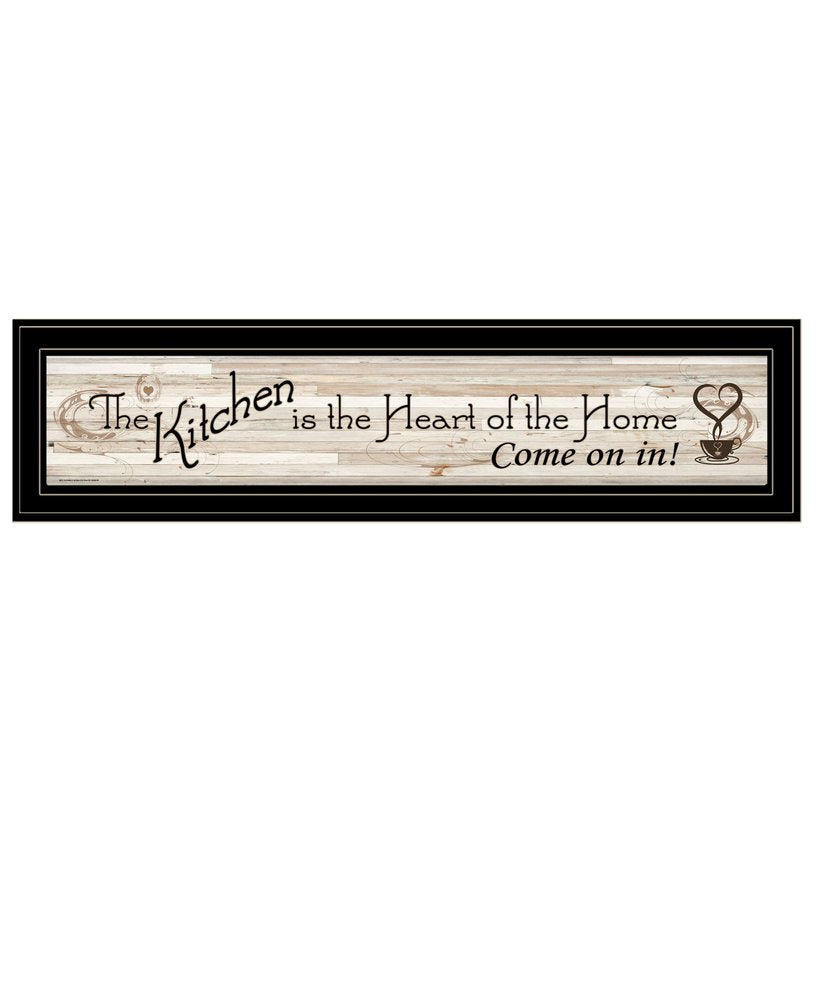 Kitchen is the Heart of the Home 14 Black Framed Print Kitchen Wall Art — view 2