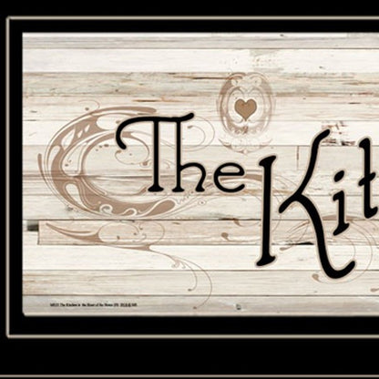 Kitchen is the Heart of the Home 14 Black Framed Print Kitchen Wall Art HomeRoots