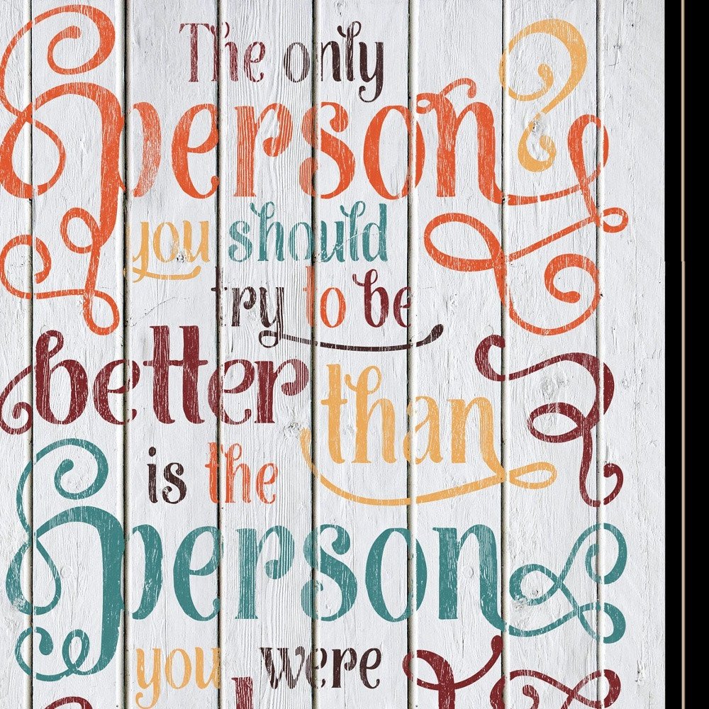 The Only Person 3 Black Framed Print Wall Art — view 3