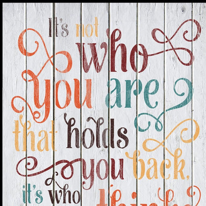 Who You Think You Are 3 Black Framed Print Wall Art HomeRoots