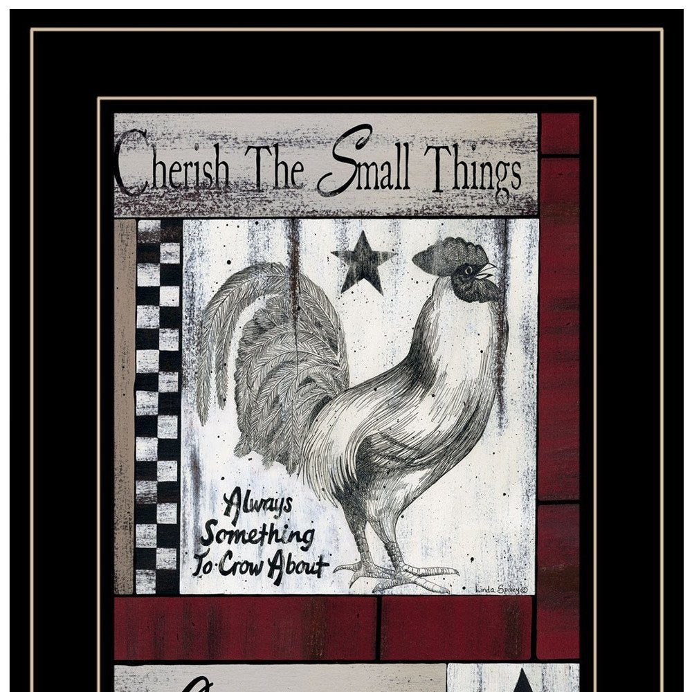 Set Of Two Family Wisdom Black Framed Print Wall Art — view 3
