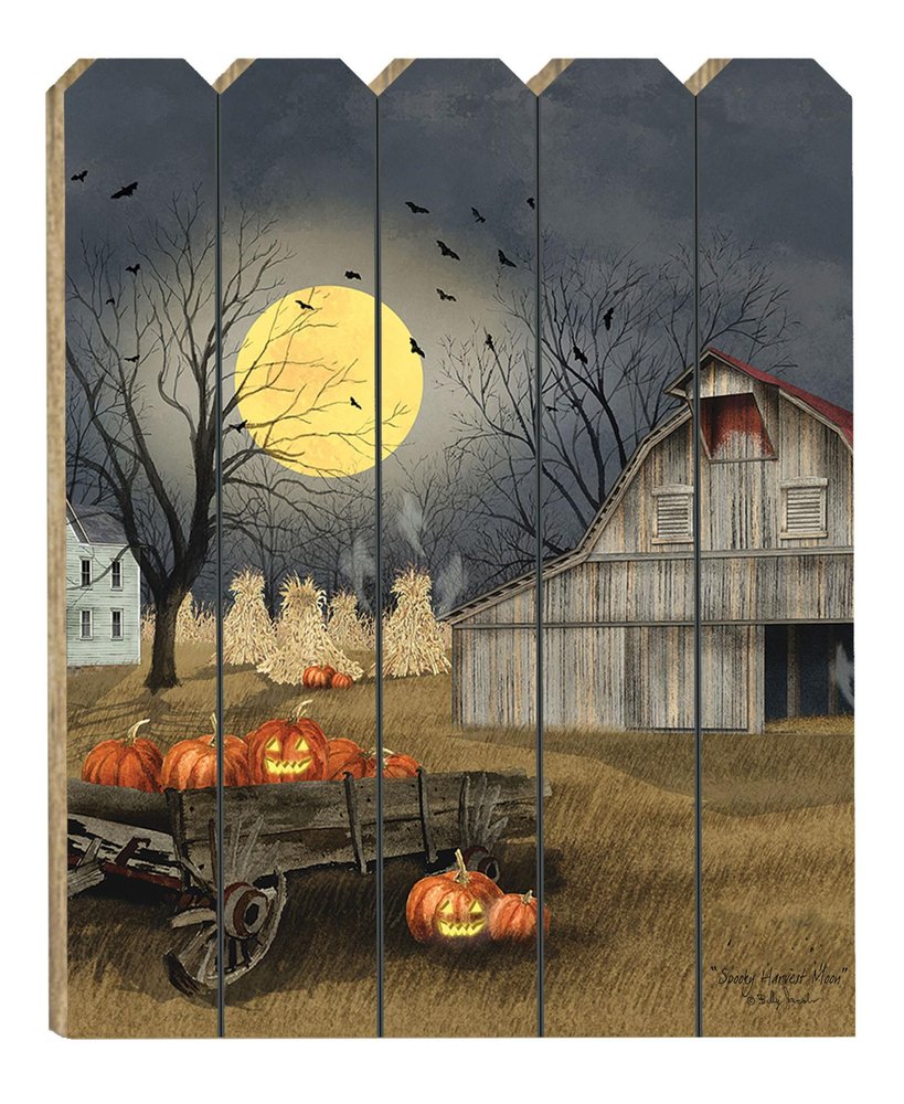 Spooky Harvest Moon 1 Unframed Print Kitchen Wall Art — view 1
