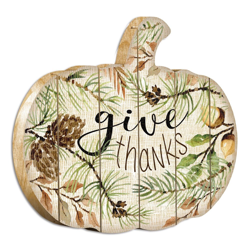Give Thanks 1 Unframed Print Wall Art HomeRoots