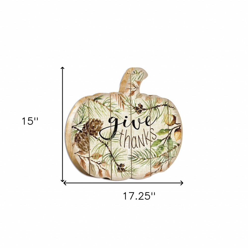 Give Thanks 1 Unframed Print Wall Art — view 3