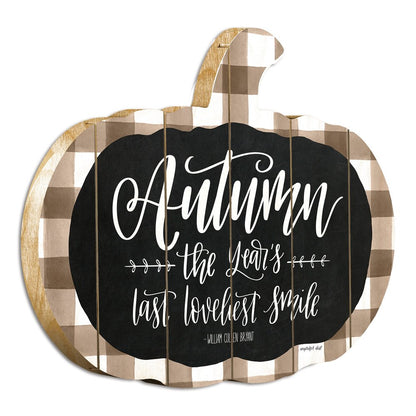 Autumn The Years Last Loveliest Smile Pumpkin Shape Wall Art HomeRoots