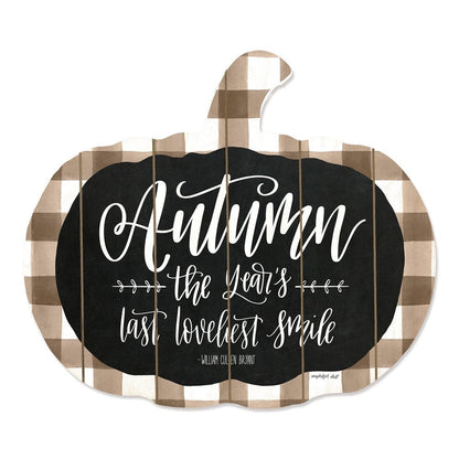 Autumn The Years Last Loveliest Smile Pumpkin Shape Wall Art HomeRoots