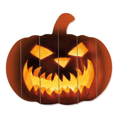 Fierce Pumpkin Face! Unframed Print Wall Art HomeRoots
