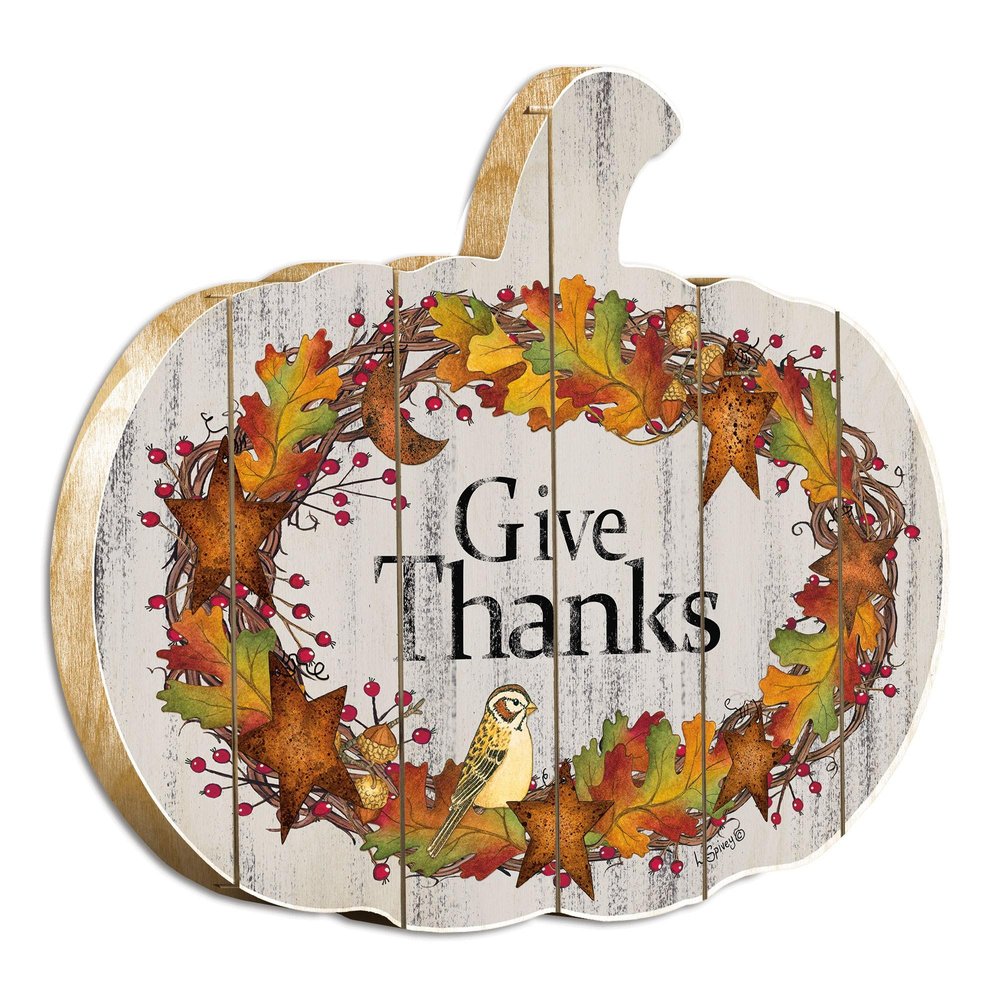 Give Thanks 3 Unframed Print Wall Art HomeRoots
