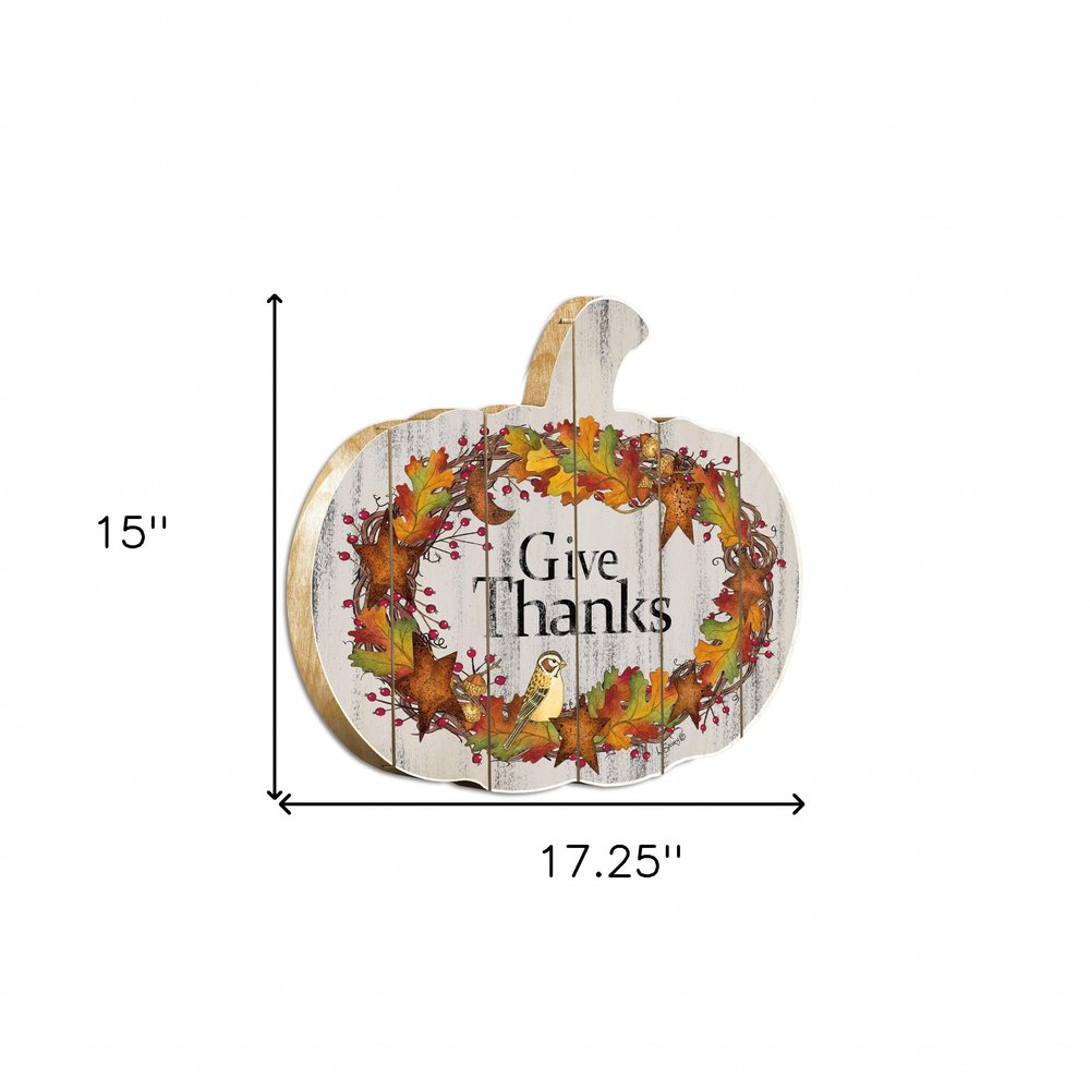 Give Thanks 3 Unframed Print Wall Art — view 3