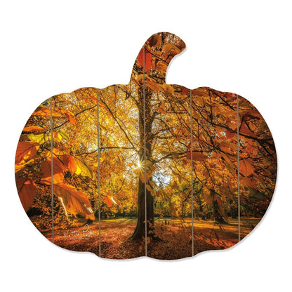 Autumn Leaves Unframed Print Wall Art HomeRoots