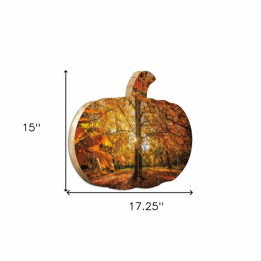 Autumn Leaves Unframed Print Wall Art HomeRoots