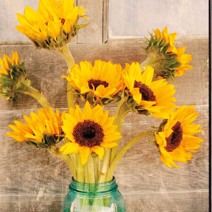 Country Sunflowers 1 Black Framed Print Wall Art HomeRoots