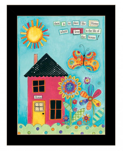 No Place Like Home 3 Black Framed Print Wall Art HomeRoots