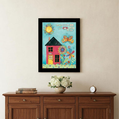 No Place Like Home 3 Black Framed Print Wall Art HomeRoots