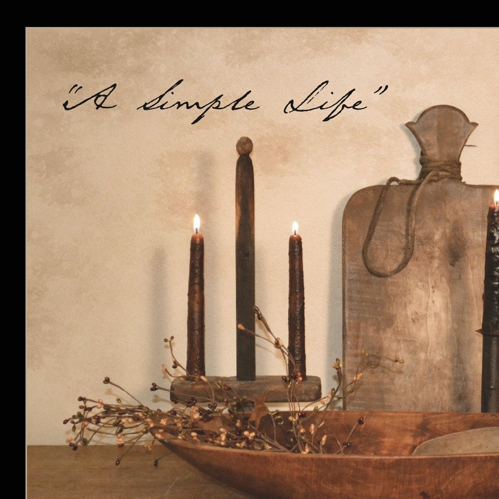 A Simple Life 2 Black Framed Print Wall Art HomeRoots
