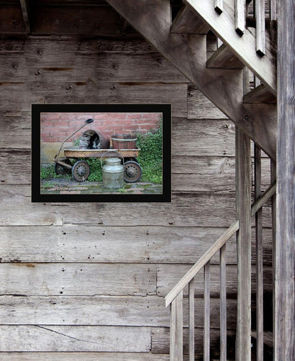 Milk Wagon 1 Black Framed Print Wall Art HomeRoots