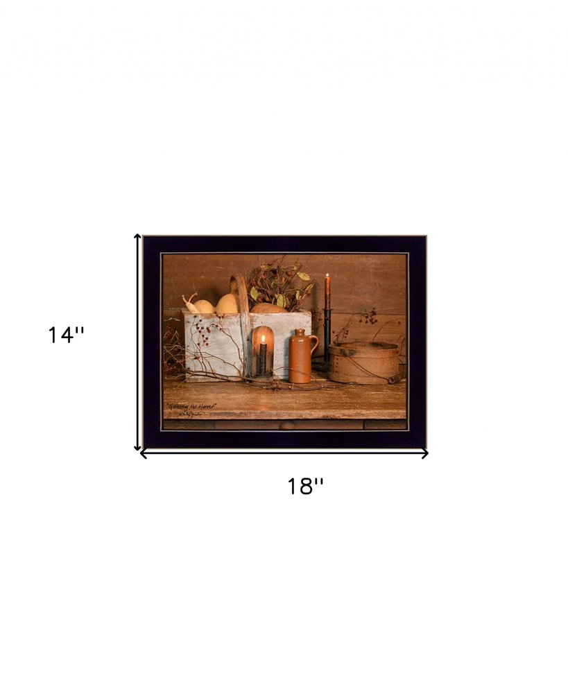 Gathering The Harvest 1 Black Framed Print Kitchen Wall Art HomeRoots