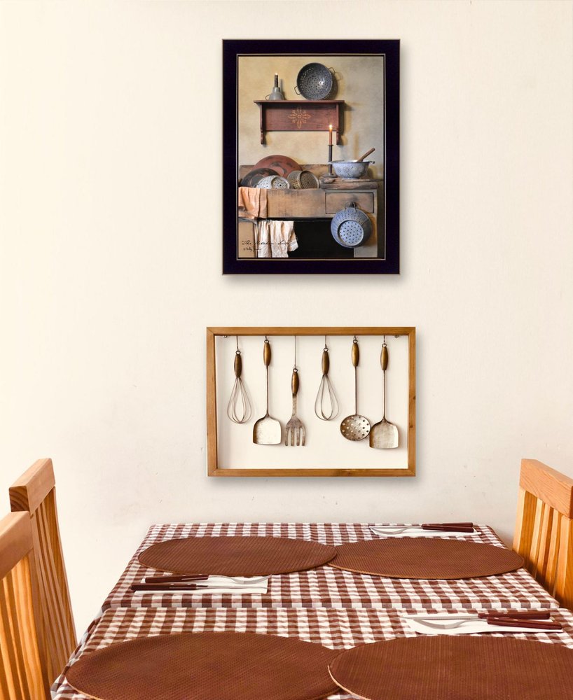 The Kitchen Sink Black Framed Print Kitchen Wall Art — view 7