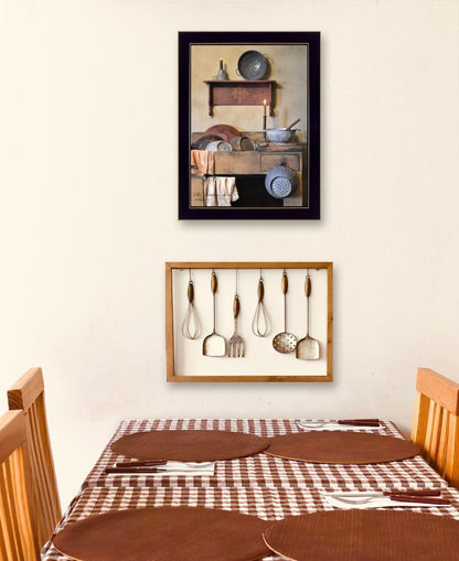 The Kitchen Sink Black Framed Print Kitchen Wall Art HomeRoots