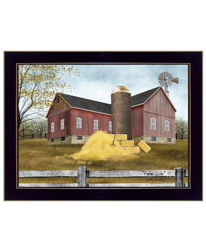 Farm Life 3 Black Framed Print Wall Art HomeRoots